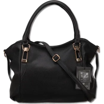 Kabelka Camerazar Dámská černá shopper taška přes rameno z eko kůže BAD&BAGS