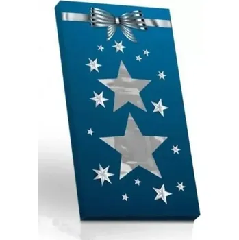 Čokoláda Čokoláda v krabičce 50 g - mléčná STROMEK / HVĚZDY (dárková čokoláda v papírové krabičce / 2 motivy / ilustrační obrázek)