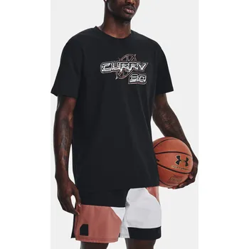 Pánské tričko Pánské tričko Under Armour UA CURRY 30 HEAVYWEIGHT S 1376808-001 Černá XL