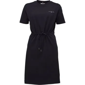 Dámské šaty Dámské šaty Tommy Hilfiger 1985 REG MINI CORP TEE DRSS S Tmavě modrá, Bílá