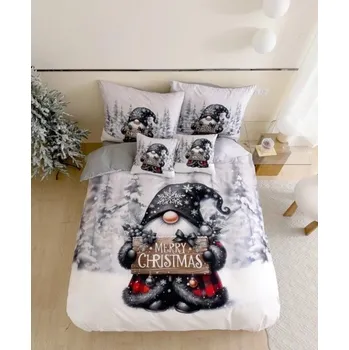 Povlečení 7 díl. Flanelové Vánoční Povlečení 1