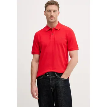 Pánská móda Bavlněné polo tričko BOSS Pallas 50553564 červená 33X, vel. S