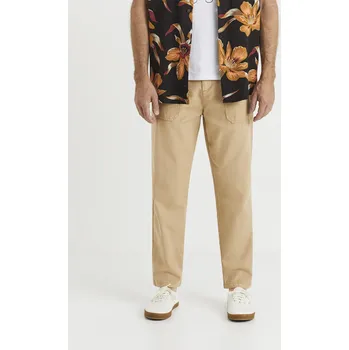 Pánská móda Celio Bavlněné kalhoty Vowork 1095709 Béžová 44/34