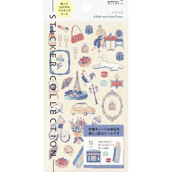 samolepka Samolepky Francouzské motivy