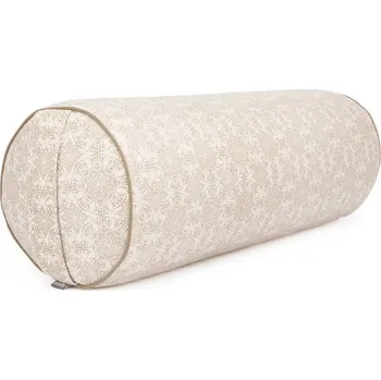 Pěnový válec Bodhi Yoga Bodhi Maharaja Bolster na jógu Madurai ecru (béžová) 65 x 23 cm Náplň: Kapek