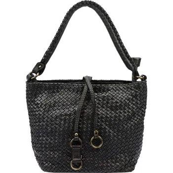 Kabelka Kožená kabelka přes rameno VS 008 černá