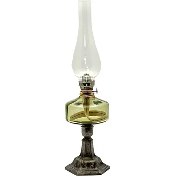 Petrolejová lampa Petrolejová lampa s cínovou nohou - lesní zelená | 87746