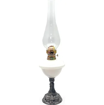 Petrolejová lampa Petrolejová lampa s cínovou nohou - bílá | 81602