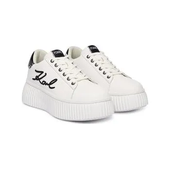 Dámské tenisky Sneakersy KARL LAGERFELD Kreeper Lo KL42372C Bílá 41