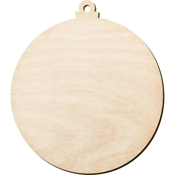 Dřevia Dřevěný výřez - Baňka 10x9 cm