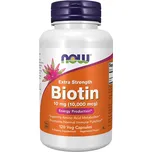 Now Foods Biotin extra silný 10 000 mcg 120 rostlinných kapslí