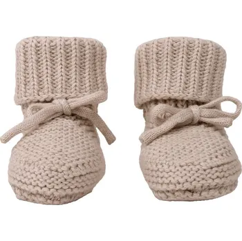 Capáčky LODGER capáčky Slipper Knit Birch vel. 0-6 měsíců