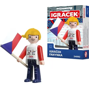 efko Igráček Fanynka I Hokej 2015 - figurka s vlajkou