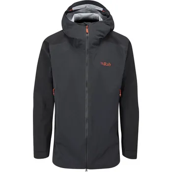 Pánská móda Pánská nepromokavá bunda Rab Kinetic Alpine 2.0 Barva: Beluga, Velikost: S