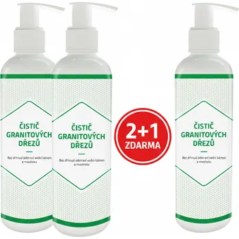 Drogerie Čistič granitových dřezů 2+1 zdarma