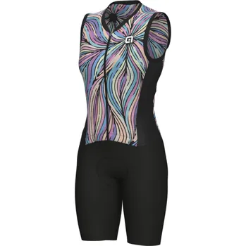 Cyklistické oblečení ALÉ Cyklistická kombinéza - PRAGMA ART - černá M