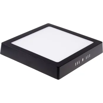 LED panel BPS12 LED panel 12W přisazený černý čtverec