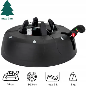 Stojánek na vánoční stromek STOJAN POD STROMEK VÁNOČNÍ SAMOZAVÍRACÍ VELKÝ PRO ŽIVÝ STROMEK DO 3 M