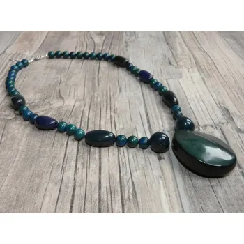 Náhrdelník Náhrdelník (tmavě zelený)