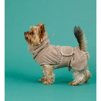 Obleček pro psa RYCHLESCHNOUCÍ ŽUPAN PAIKKA TAUPE