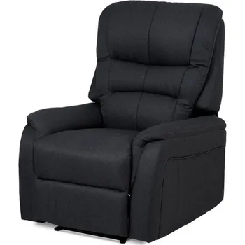 Křeslo Vikio TV křeslo šedá látka, kov černá AKR143S