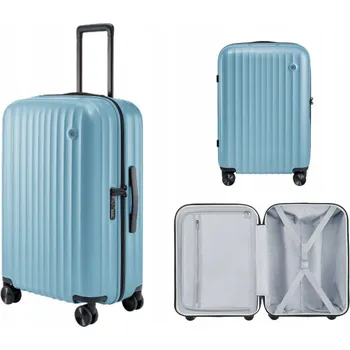 Kufr střední NINETYGO Elbe 66 cm modrý TSA 67 l 24 palců zámek 360° YKK