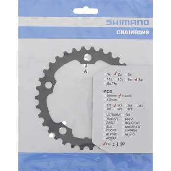 Cyklistika převodník 34z Shimano FC-2350 2x8/7 černý