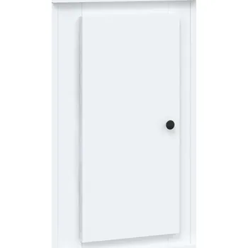 Komoda Klasická bílá skříňka z dřevotřísky 37,5x35,5x67,5 cm