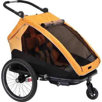 vozík za kolo cyklovozík XLC DUO S BS-C10 20“ pro děti měsíčková/antracitová