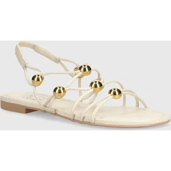 Dámské sandále Kožené sandály AGL SUMMER D656081PHSOFTY0119 béžová 01X, EUR 36