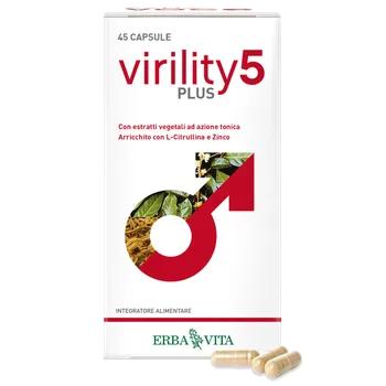 Erba Vita VIRILITY 5 PLUS - erekce, potence, 45 kapslí