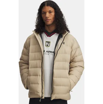 Pánská bunda Under Armour LEGEND DOWN HOODED JACKET- 1385837-299 Hnědá MD