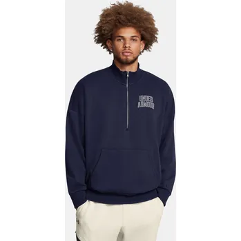 Pánská mikina Pánská mikina Under Armour UA Icon HWT Terry OS 1/2 1386550-410 Modrá MD