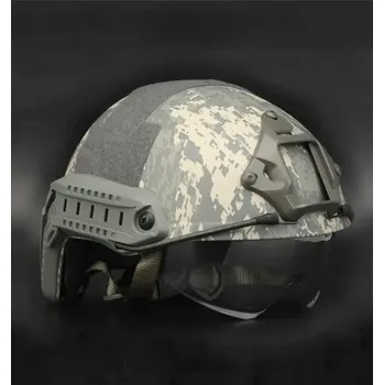 DRAGOWA Tactical Taktická helma Fast MH s brýlemi Charger, ACU (bez certifikace)