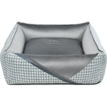 Pelíšek pro kočku OH Charlie Pelíšek pro psy a kočky Glamour Deluxe Šedý Velikost: L