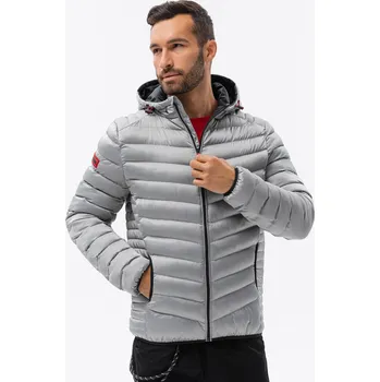 Pánská větrovka Pánská bunda Ombre Ombre šedá 1769909