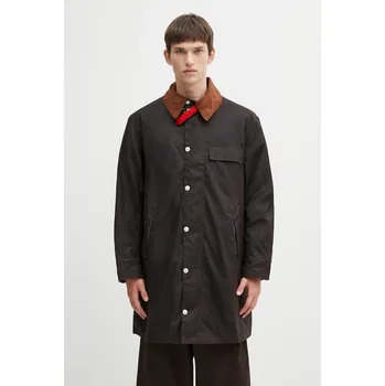 Pánská bunda Bavlněná bunda Barbour x Paul Smith Beeston Wax, 44, hnědá, 88X