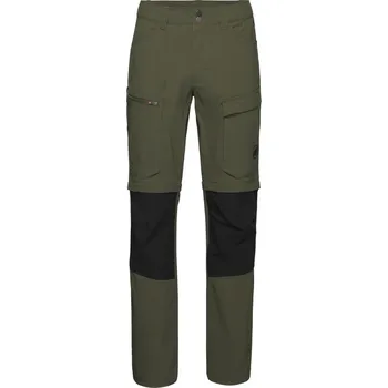 Pánské kalhoty Mammut Mammut Zinal Hybrid Zip Off Pants Men Velikost-barva: Zelená - 54