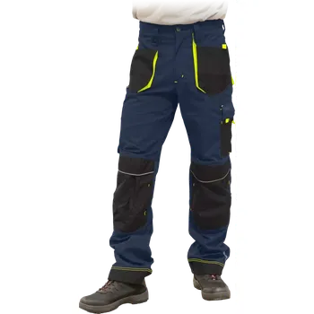 Pánské kalhoty Leber&Hollman FMN GBY kalhoty Blue/Yellow 46-62