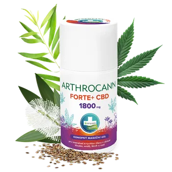 Masážní přípravek ARTHROCANN FORTE+ 1 800mg CBD - MASÁŽNÍ GEL PRO KOLOSÁLNÍ ÚLEVU