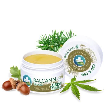 Bylinná léčivá mast BALCANN BIO KONOPNÁ MAST CBD + CBG s dubovou kůrou