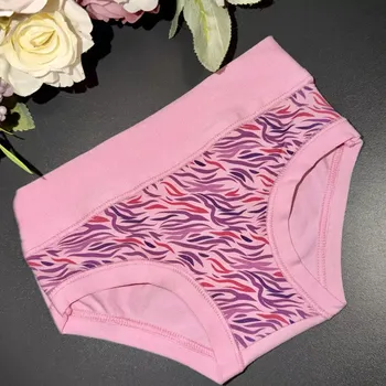 Dívčí spodní prádlo Dívčí kalhotky ALVADA B9704 pink 6 (Velikost 116)