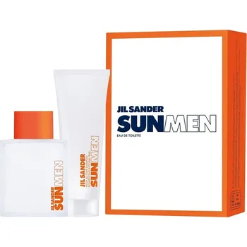 Pánský parfém Jil Sander Sun Men sada toaletní voda ve spreji 75ml + sprchový gel 75ml