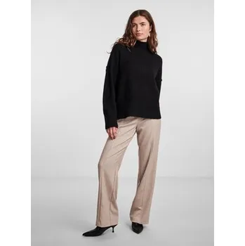 Dámský svetr YAS Rolák 26030703 Černá Loose Fit XL