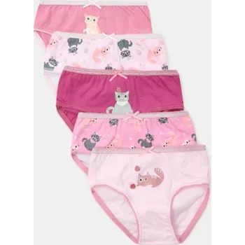 Dívčí oblečení Sinsay - Bavlněné kalhotky 5 balení - vícebarevná - 965FX-MLC - 965FX-MLC-U86