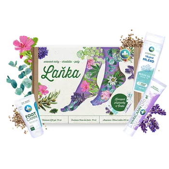 Kosmetická sada ANNABIS DÁRKOVÁ SADA - LAŇKA - PRODUKTY PRO PÉČI O NOHY, CHODIDLA I PATY!