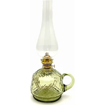Petrolejová lampa Petrolejová lampa Lucie - Káro - lesní zelená | 84529