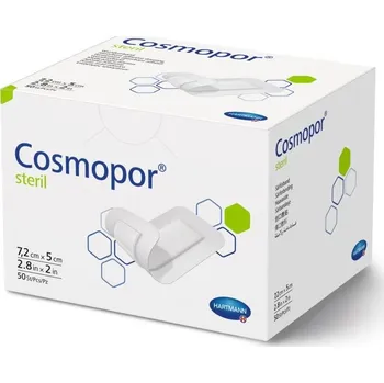 Náplast Cosmopor Sterilní hypoalergenní náplast s polštářkem 5x7,2cm 1ks