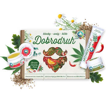 Kosmetická sada ANNABIS DÁRKOVÁ SADA - DOBRODRUH - VŠE OD REGENERACE KŮŽE AŽ PO KLOUBY