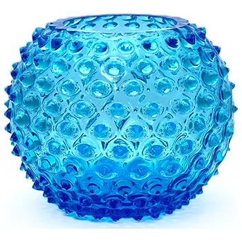 Váza Váza 12cm - Hobnail - Ananas - akvamarín | 79297